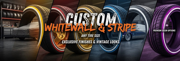 How to Keep Custom Whitewall & Stripe Tires Clean and Intact (Including Low-Profile Tires)