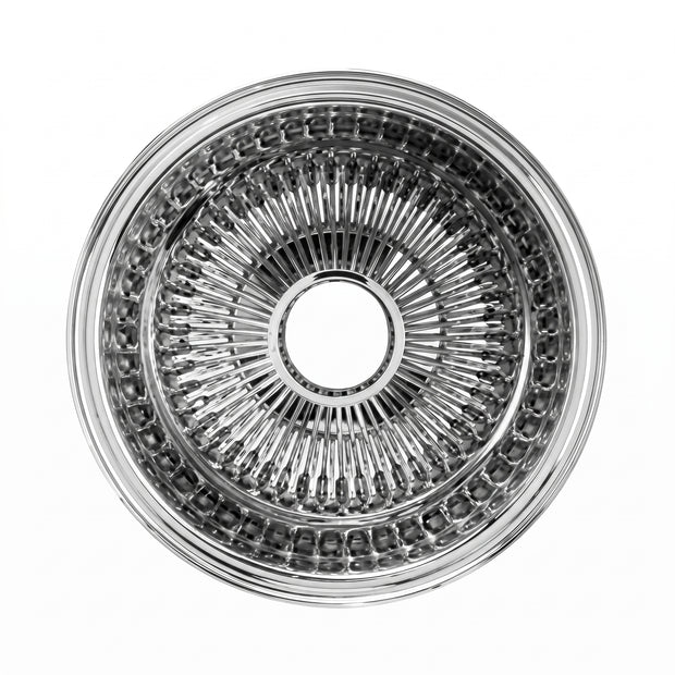 WIRE WHEELS 14X6 REVERSE 100 SPOKE