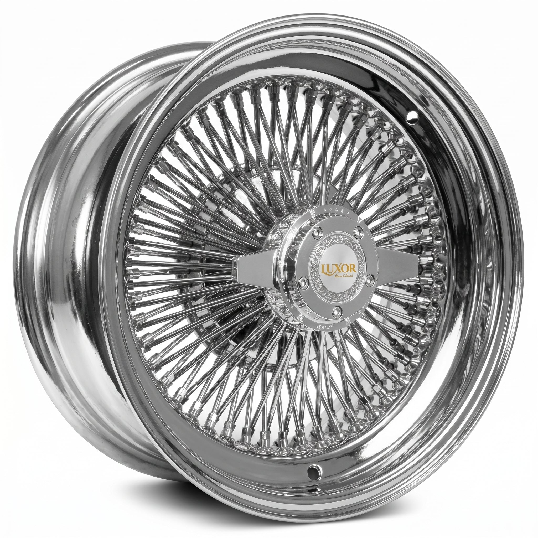 Luxor 20x8 100 Spoke Straight Lace Chrome