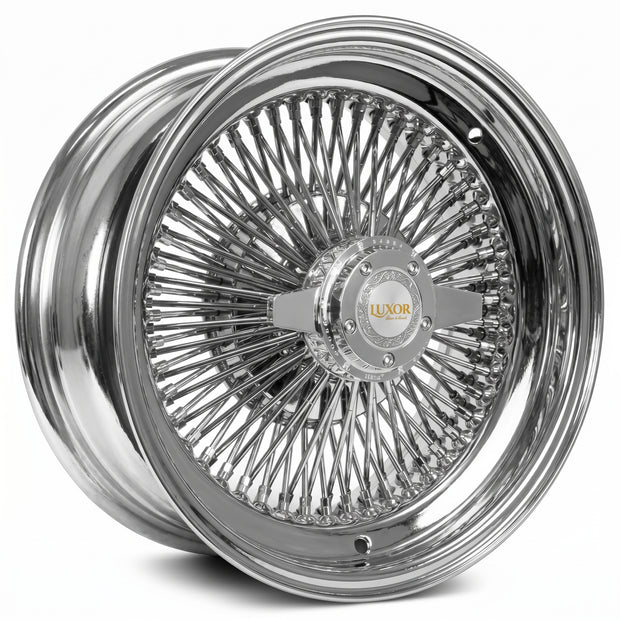 Luxor 20x8 100 Spoke Straight Lace Chrome