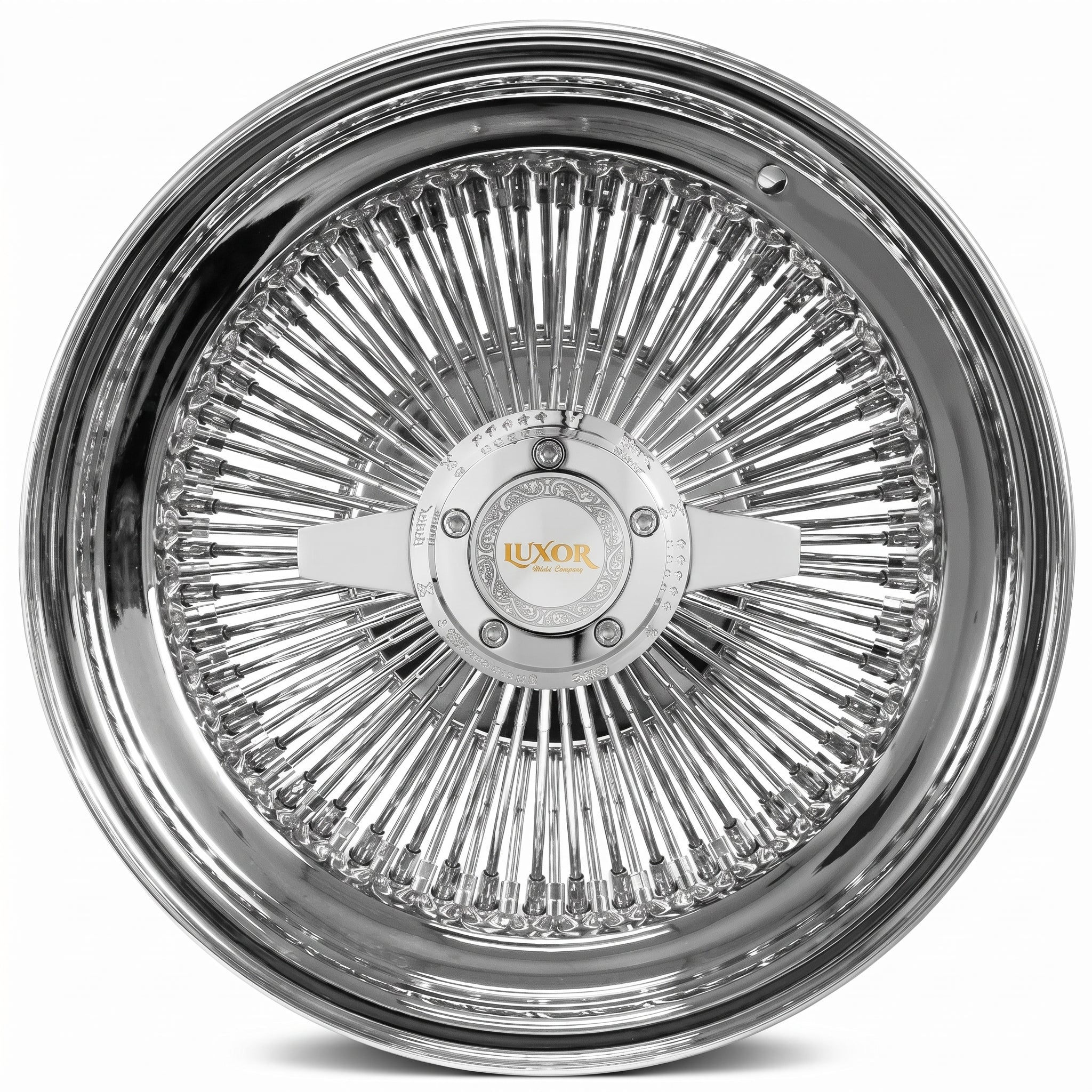 Luxor 20x8 100 Spoke Straight Lace Chrome