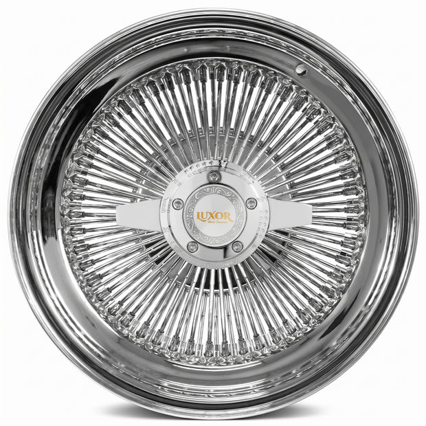 Luxor 18x8 100 Spoke Straight Lace Standard Chrome