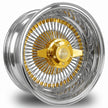 Luxor 13x7 100 Spoke Straight Reverse Triple Gold