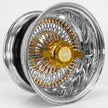 Luxor 13x7 100 Spoke Straight Reverse Triple Gold