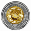 Luxor 13x7 100 Spoke Straight Lace Reverse Gold Center