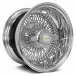 Luxor 14x7 100 Spoke Straight Lace Reverse Chrome