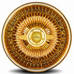 Luxor 13x7 100 Spoke Straight Lace Reverse All Gold