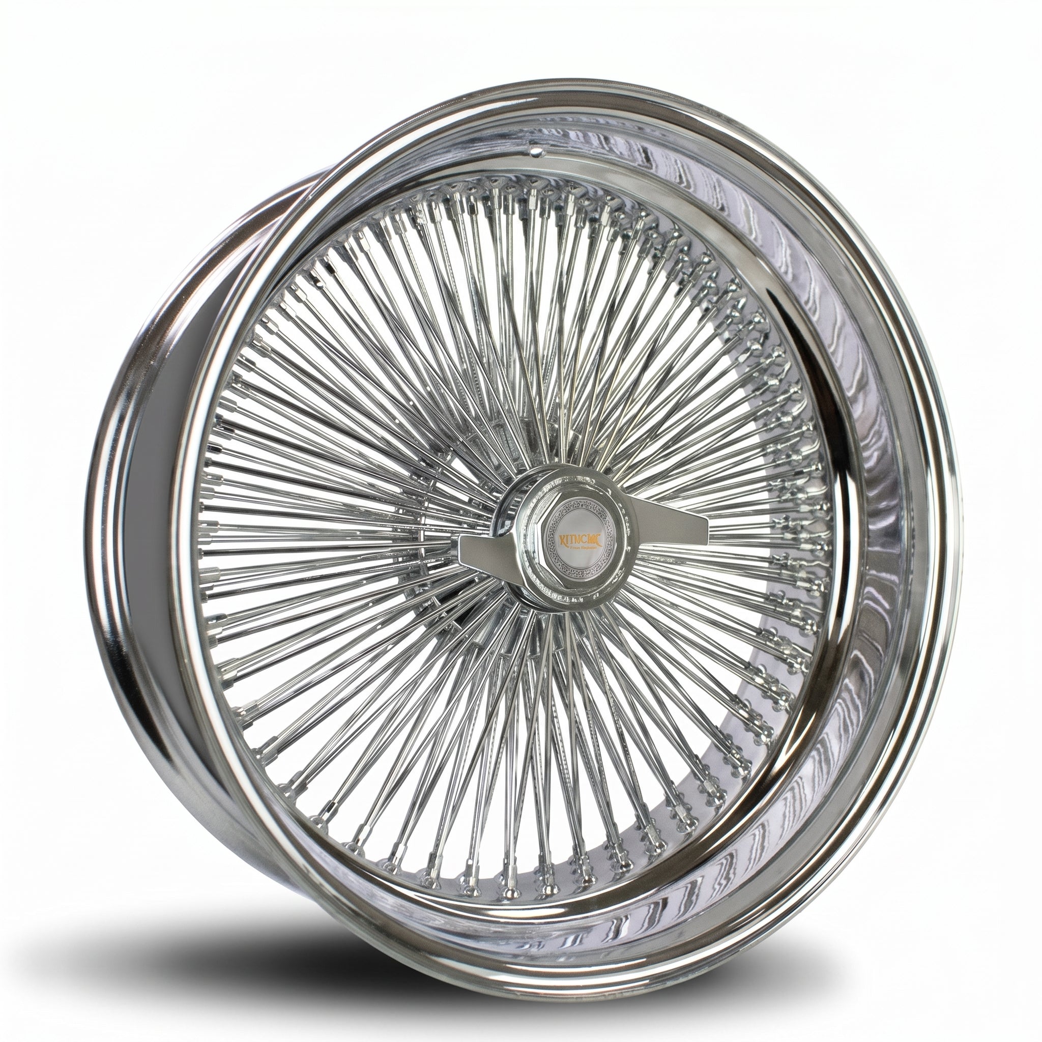 Luxor 22x8 150 Spoke Straight Lace Reverse Chrome