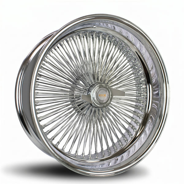 Luxor 22x8 150 Spoke Straight Lace Reverse Chrome