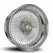 Luxor 22x8 150 Spoke Straight Lace Reverse Chrome