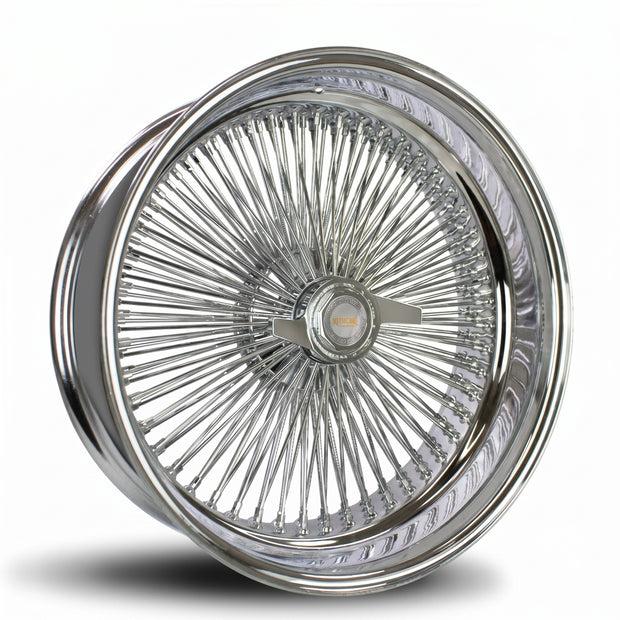 Luxor 22x8 150 Spoke Straight Lace Reverse Chrome