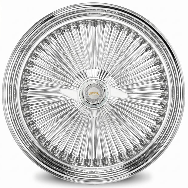 Luxor 20x8 150 Spoke Straight Lace Reverse Chrome