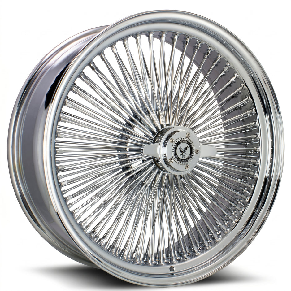 Luxor 20x8 150 Spoke Straight Lace Standard Chrome