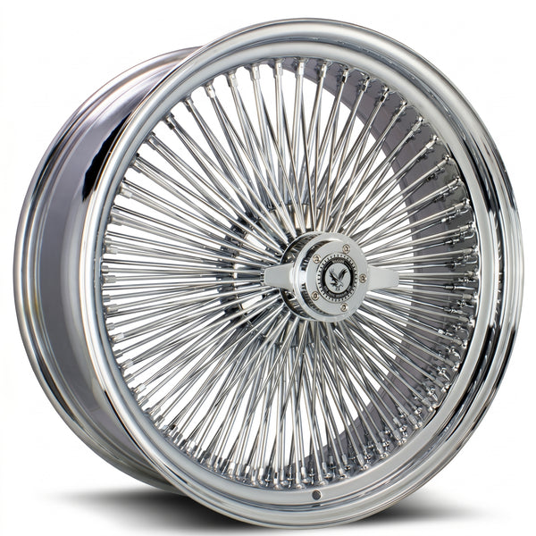 Luxor 22x8 150 Spoke Straight Lace Standard Chrome