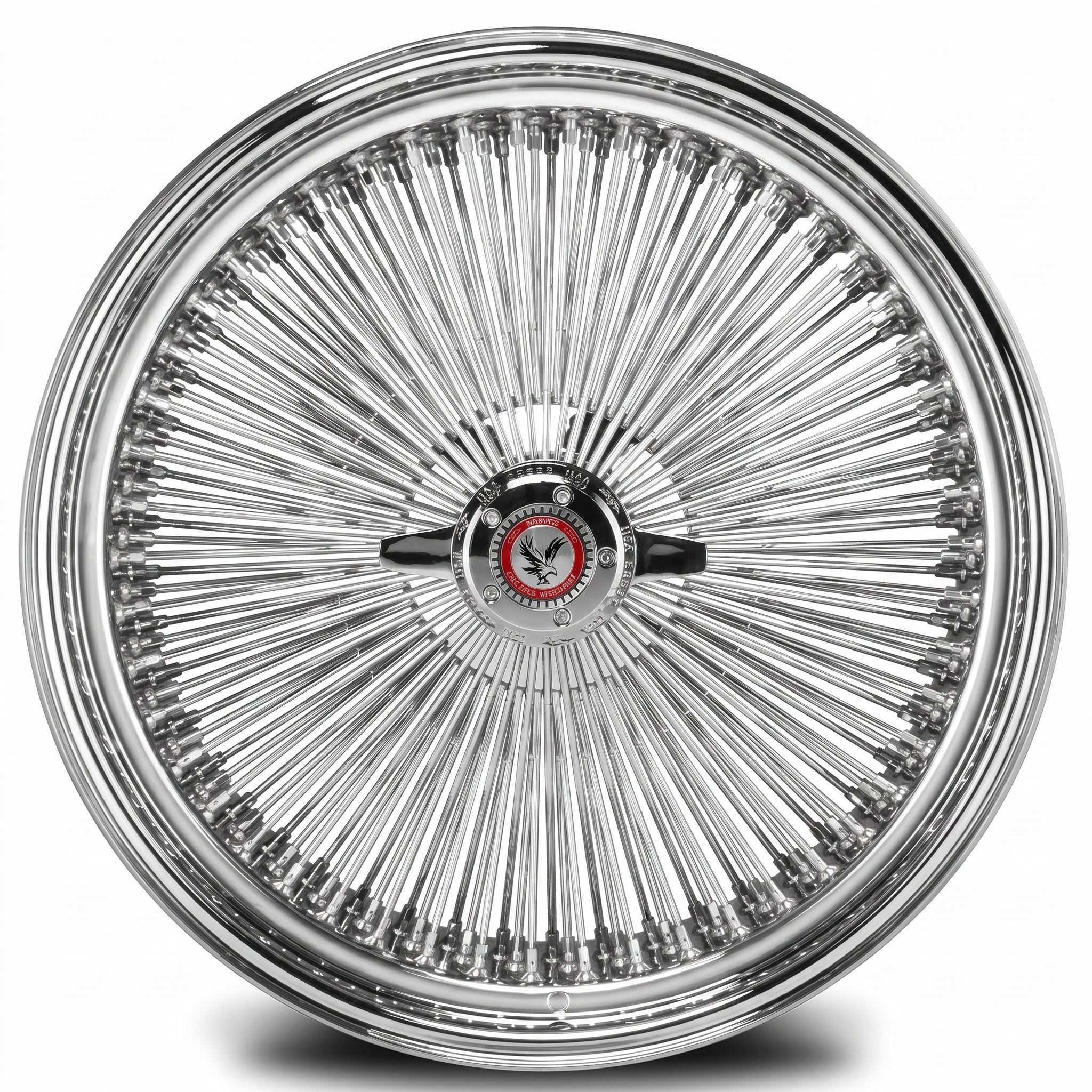 Luxor 22x8 150 Spoke Straight Lace Standard Chrome