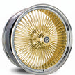 Luxor 20x8 150 Spoke Straight Lace Standard Gold Center