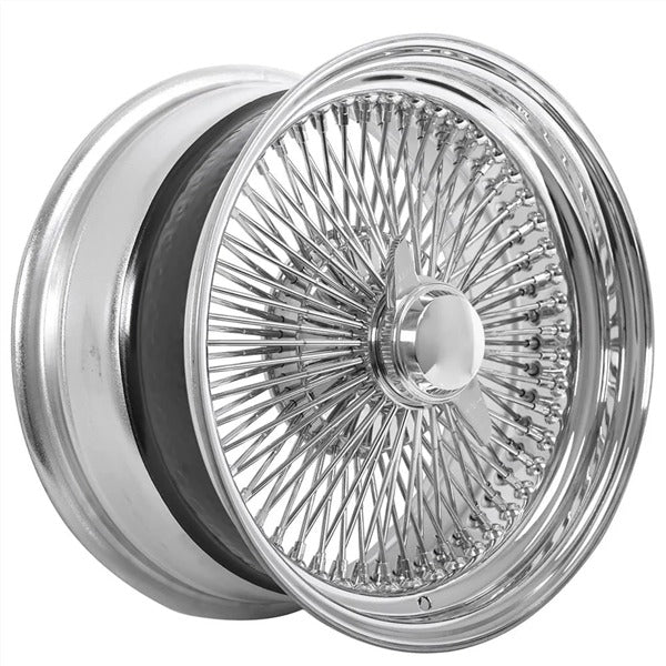 WIRE WHEELS 18X8 STANDARD 100 SPOKE S/L CHROME18