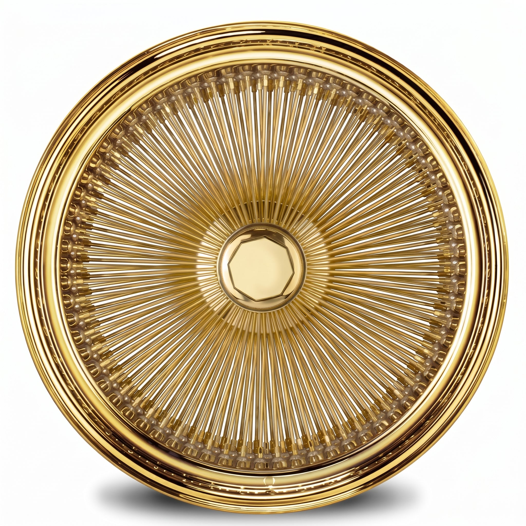 Luxor 24x10 204 Spoke Straight Lace Standard All Gold