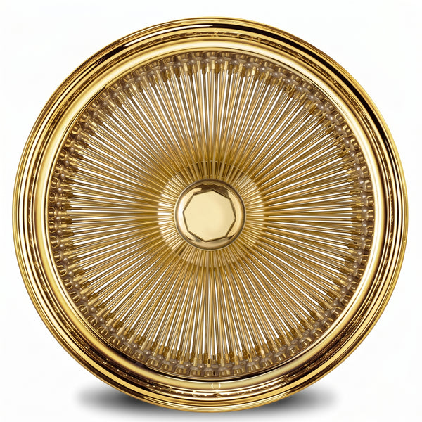 Luxor 24x10 204 Spoke Straight Lace Standard All Gold