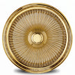 Luxor 24x10 204 Spoke Straight Lace Standard All Gold