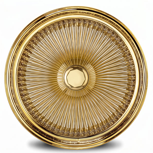 Luxor 24x10 204 Spoke Straight Lace Standard All Gold