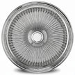 LUXOR 24X10 REV 204 SPOKE STRAIGHT LACE Standard Chrome