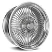 LUXOR 24X10 REV 204 SPOKE STRAIGHT LACE Standard Chrome
