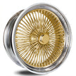 LUXOR 24X10 REV 204 SPOKE STRAIGHT LACE GOLD