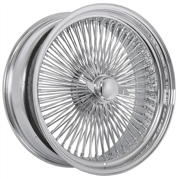 WIRE WHEELS 22X8 STANDARD 150 SPOKE S/L CHROME