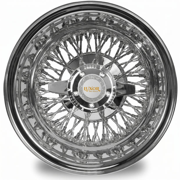 Luxor 14x7 72 Spoke Cali Spoke Straight Reverse Chrome