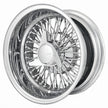 14x7 72 Spoke Straight Lace Reverse Chrome