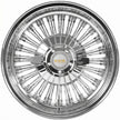 Luxor 15x7 100 Spoke Straight Lace Reverse Chrome
