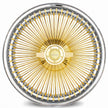 Luxor 20x8 Fwd 100 Spoke Straight Lace Gold Center