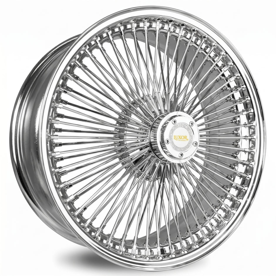 Luxor 22x8 FWD 150 Straight Lace Chrome