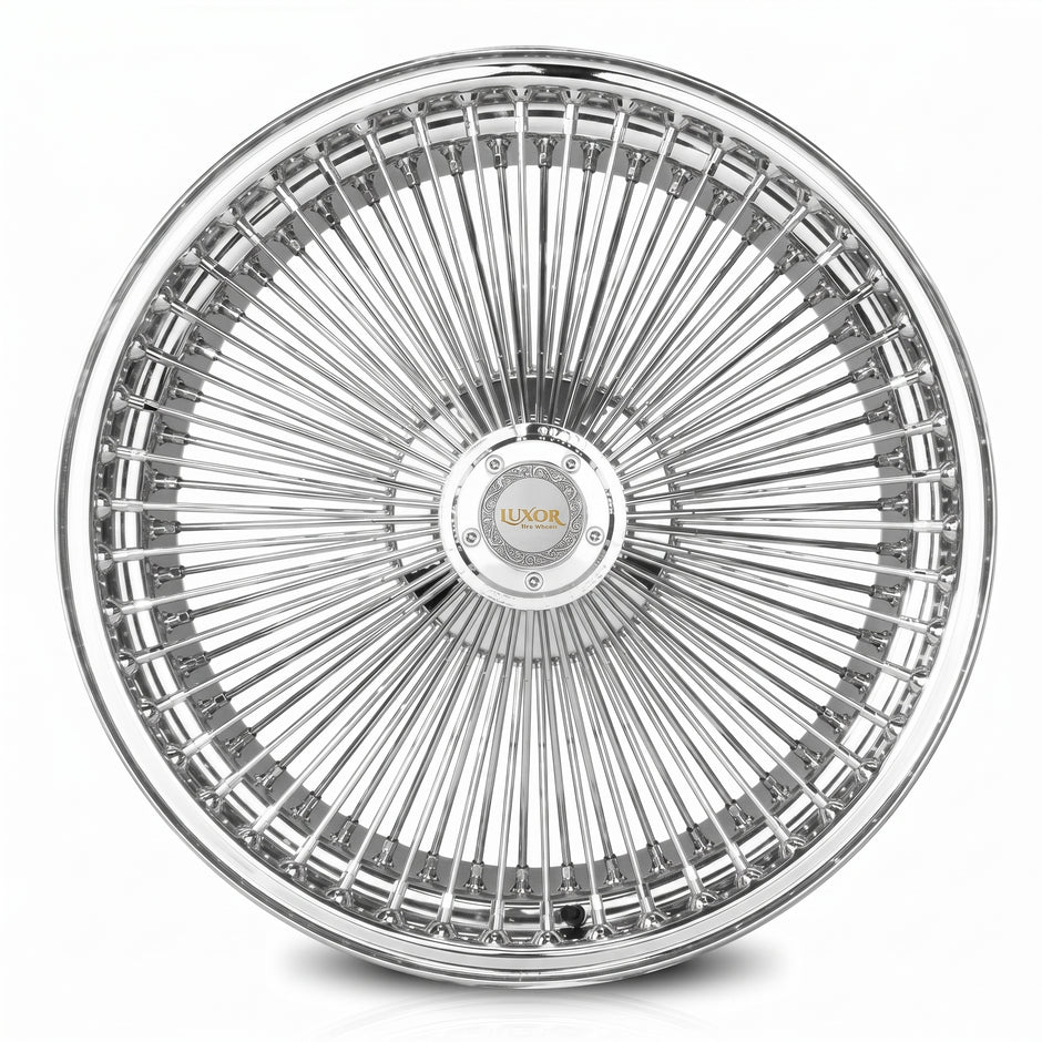 Luxor 22x8 FWD 150 Straight Lace Chrome
