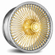 Luxor 22x8 FWD 150 Spoke Straight Lace Gold Center