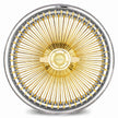 Luxor 22x8 FWD 150 Spoke Straight Lace Gold Center