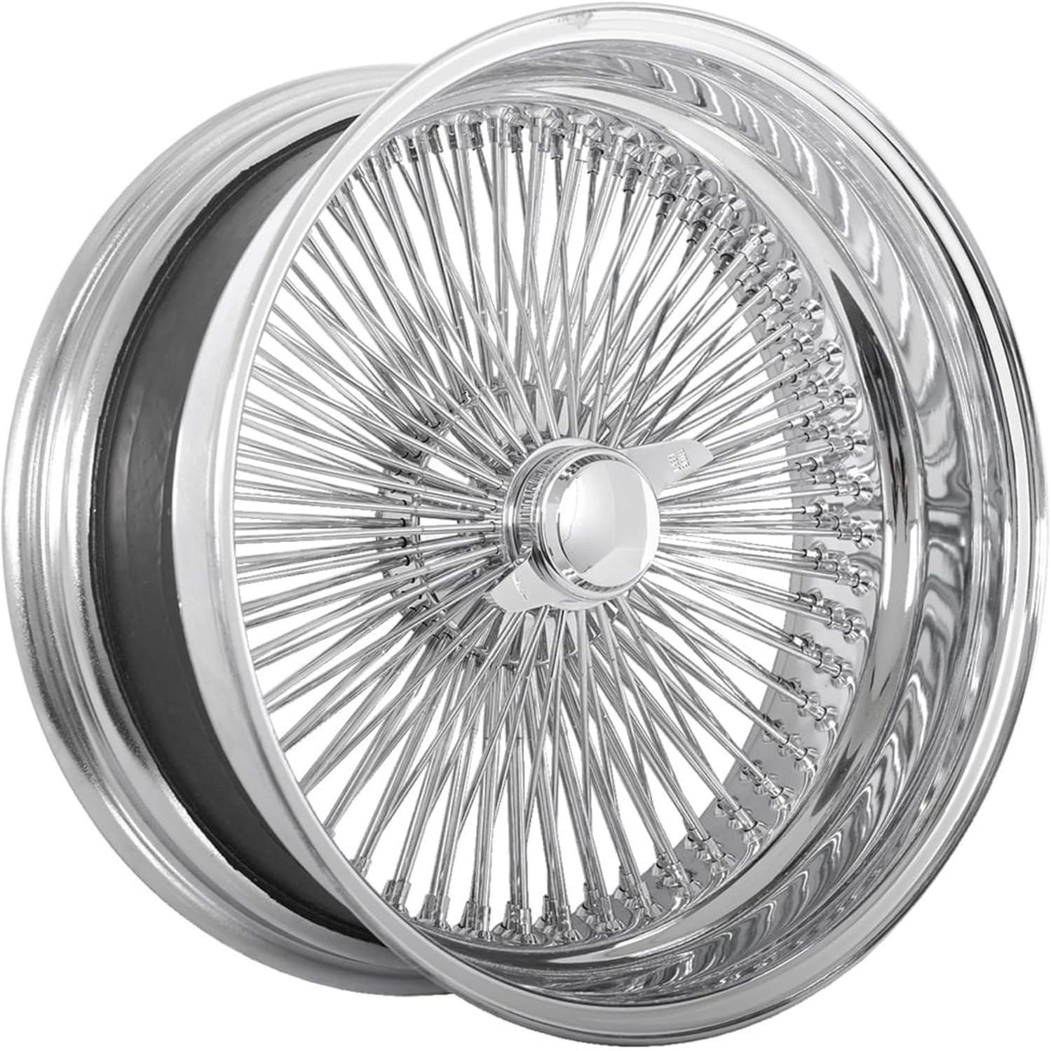 22x8 150 Spoke Straight Lace Standard Chrome