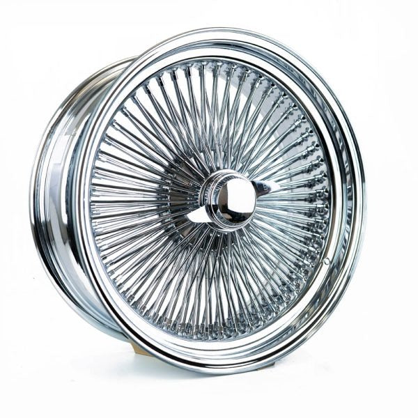 WIRE WHEELS 20X8 STANDARD 150 SPOKE S/L CHROME