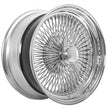 WIRE WHEELS 17X8 STANDARD 100 SPOKE S/L CHROME